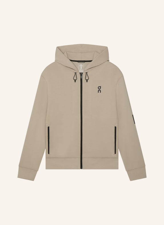 On FOCUS TECH Zip-up sweatshirt Jacket BEIGE