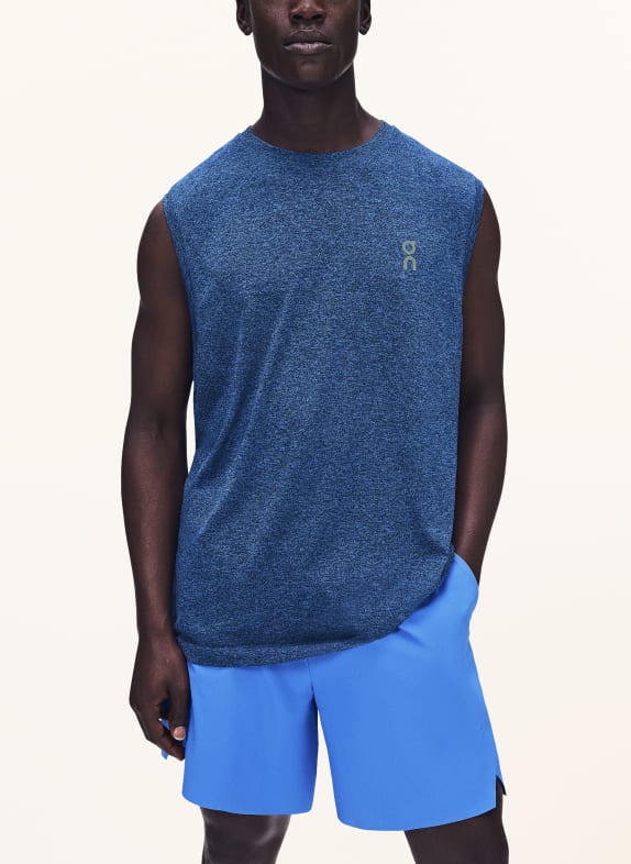 On Sporttop TRAIN FLEX BLAUW / ZWART
