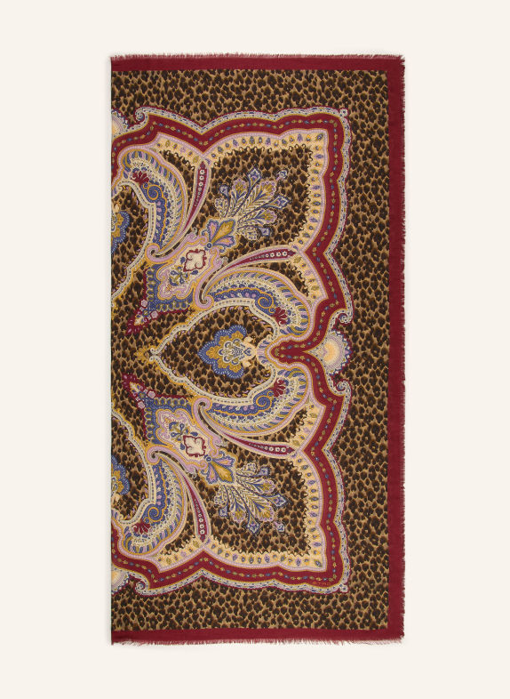 ETRO Tuch BEIGE / DUNKELROT / BLAU