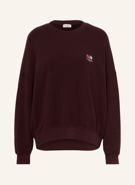 American Vintage ATUBAY sweatshirt DARK RED