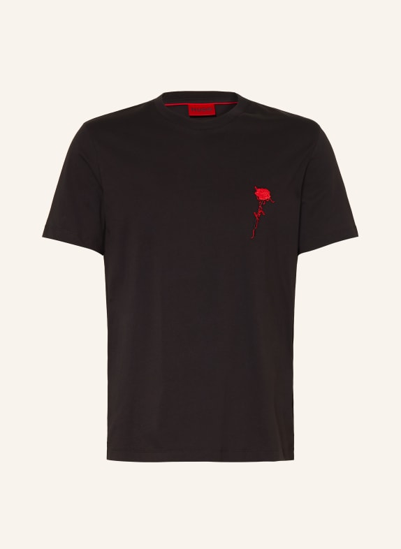 HUGO T-Shirt DIFLOW SCHWARZ