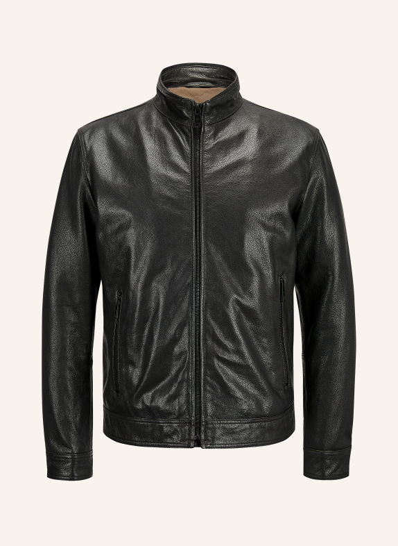 MILESTONE Lederjacke MSJACK SCHWARZ