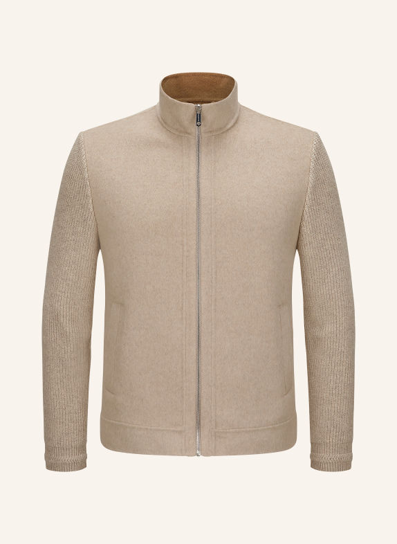 MILESTONE Jacke MSKENNEDY im Materialmix CREME