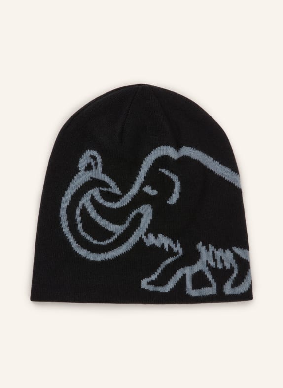 MAMMUT Căciulă reversibilă NEGRU / ALBASTRU-CENUȘIU