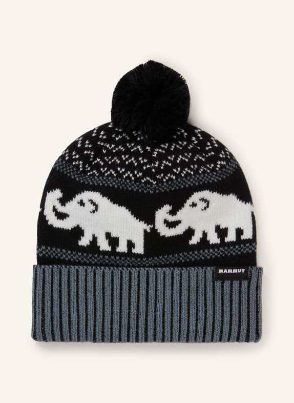 MAMMUT Bonnet NOIR / GRIS / BLANC