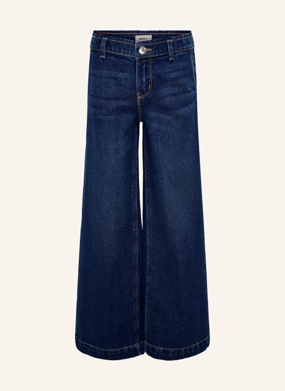 ONLY Jeans i bred pasform DARK BLUE DENIM
