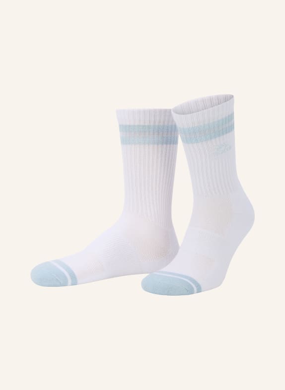 PEGADOR TARTU Socks WHITE / LIGHT BLUE