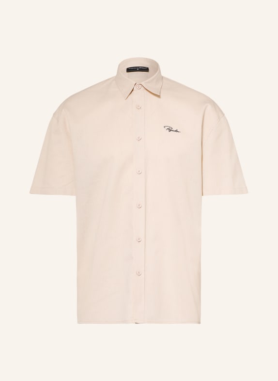 PEGADOR PELAGO Comfort Fit Short-sleeve shirt CREAM