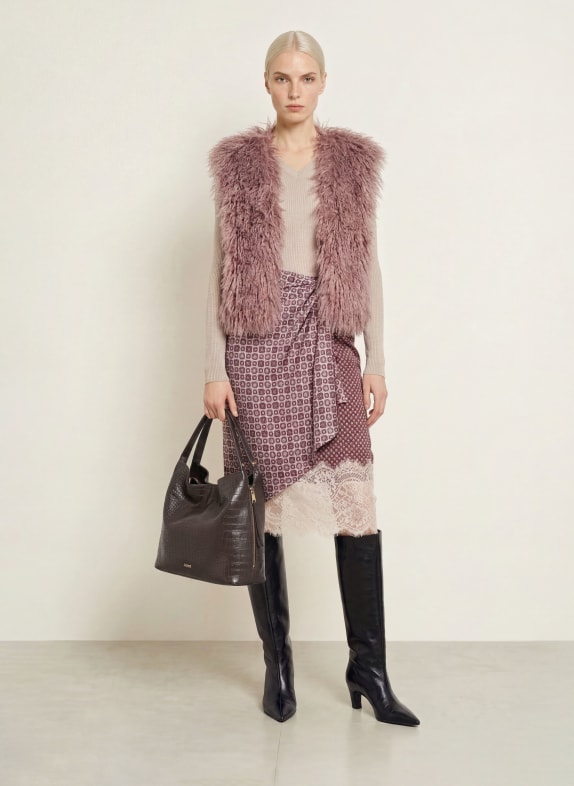LIU JO Shoppers MARRON FONCÉ / GOUD