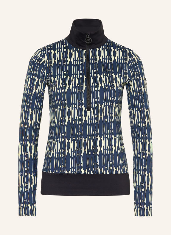 toni sailer Midlayer WIEKA PRINT DUNKELBLAU / ECRU