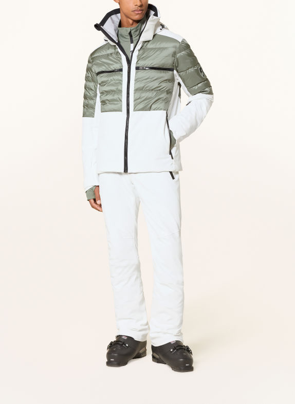 toni sailer Veste de ski OWEN BLANC / VERT / NOIR