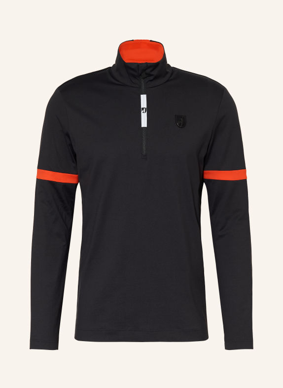 toni sailer Midlayer BARNEY SCHWARZ / NEONORANGE