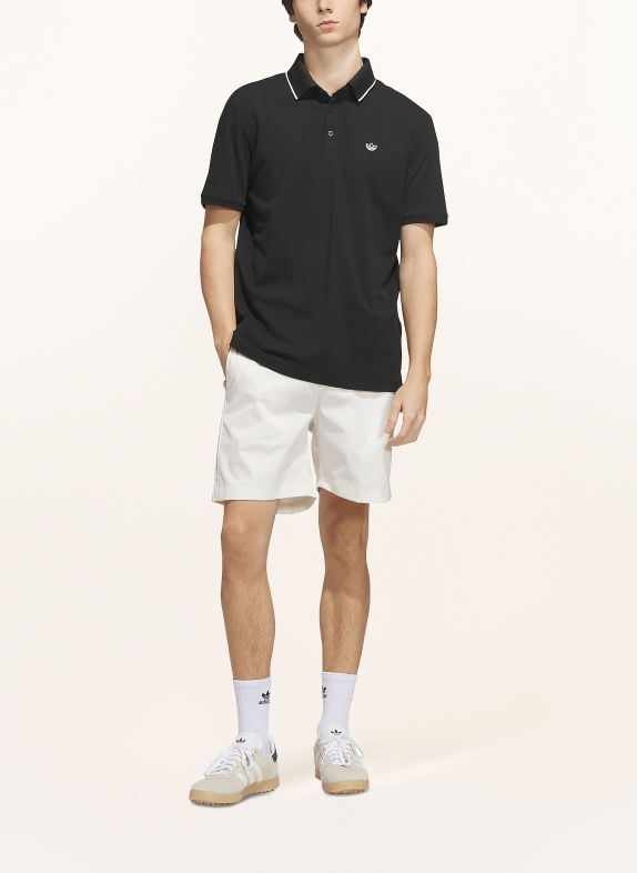 adidas Originals Piqué-poloshirt ORIGINALS TWISTKNIT TREFOIL Regular Fit ZWART / WIT