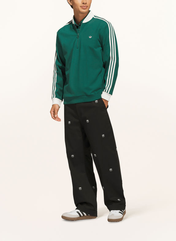 adidas Originals Sweatshirt ORIGINALS 3 bandes GROEN / BLANC