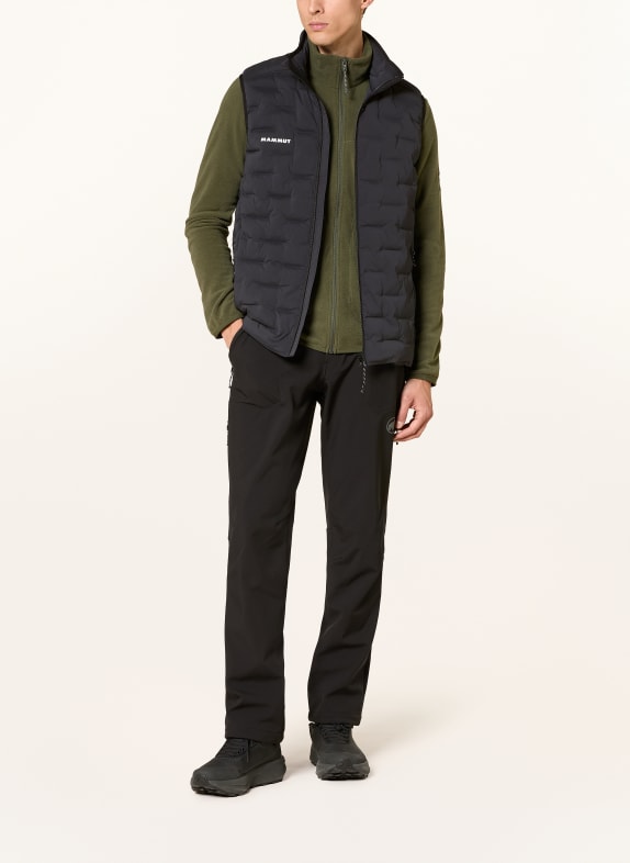 MAMMUT Gewatteerd vest SENDER IN ZWART