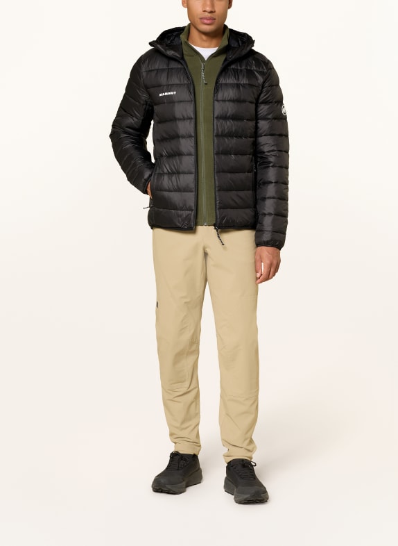 MAMMUT Gewatteerde jas CRAG IN HOODED ZWART