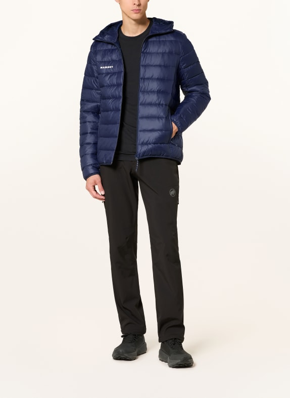 MAMMUT Gewatteerde jas CRAG IN HOODED DONKERBLAUW