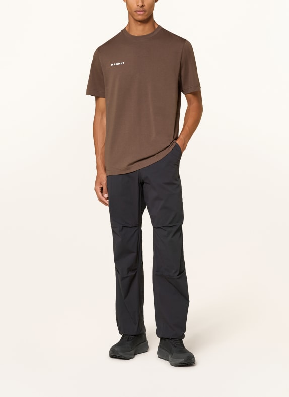 MAMMUT Trainingsshirt BASE MARRON FONCÉ