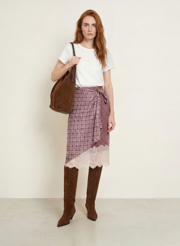 LIU JO T-shirt met sierstenen WIT
