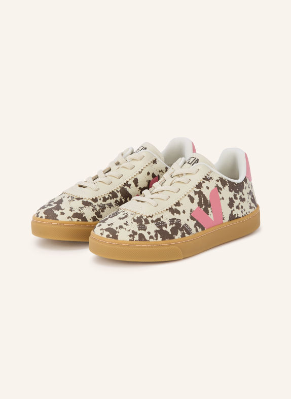 VEJA SMALL VOLLEY Sneakers BEIGE / BROWN / DUSKY PINK