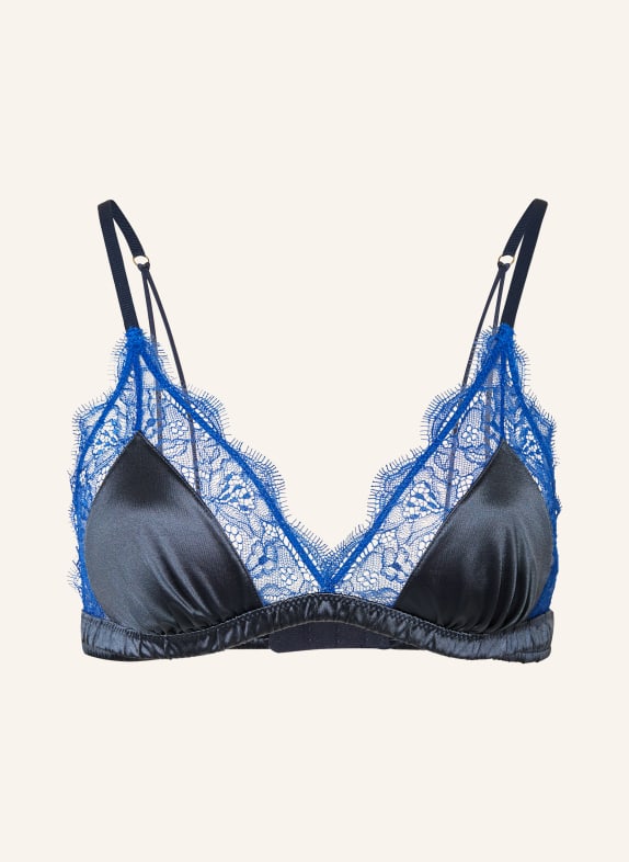 LOVE Stories Triangel-BH LOVE LACE BLAU / DUNKELGRAU