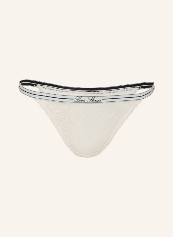 LOVE Stories String ROOMSERVICE ECRU / WHITE / BLACK