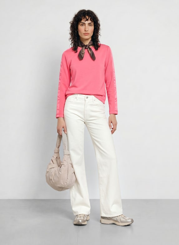 JOY sportswear LENI-Sweatshirt met galonstrepen ROZE