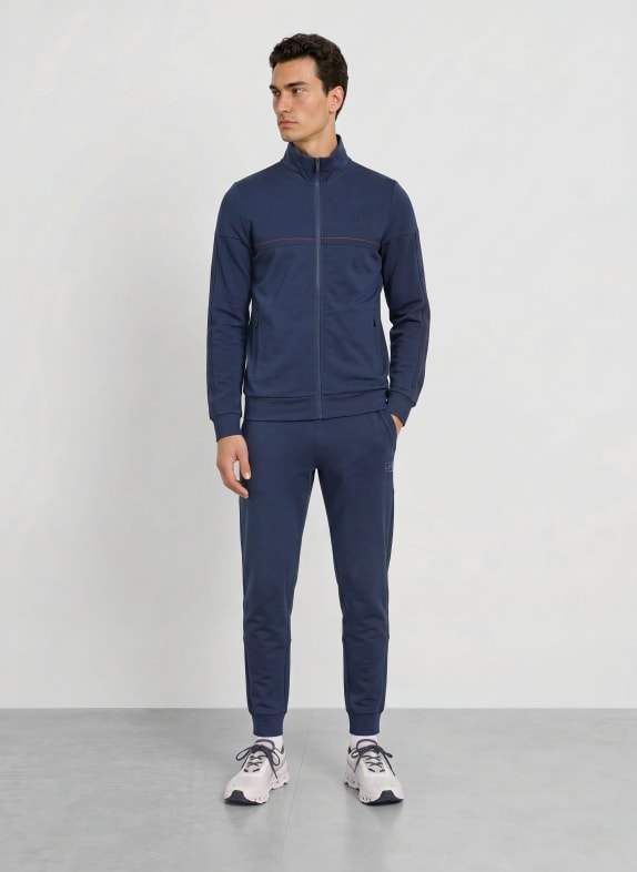 JOY sportswear CHARLIE-Sweatpant met galonstrepen BLAUW