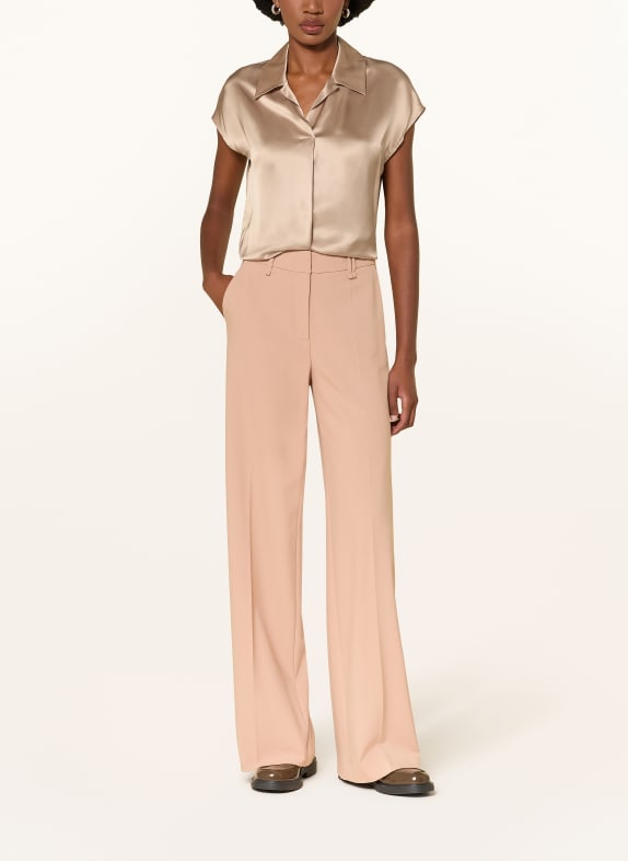 LUISA CERANO Blusenshirt aus Seide BEIGE