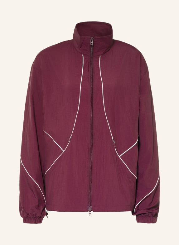 UNDER ARMOUR Kurtka treningowa UA UNSTOPPABLE WOVEN CIEMNOCZERWONY / BIAŁY