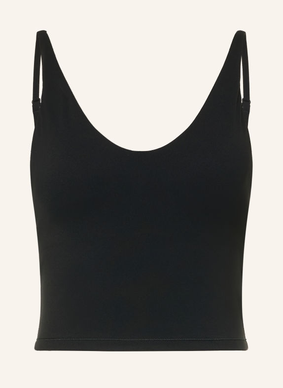 UNDER ARMOUR Top funkcyjny UA MERIDIAN SUPPORT bez rękawów CZARNY