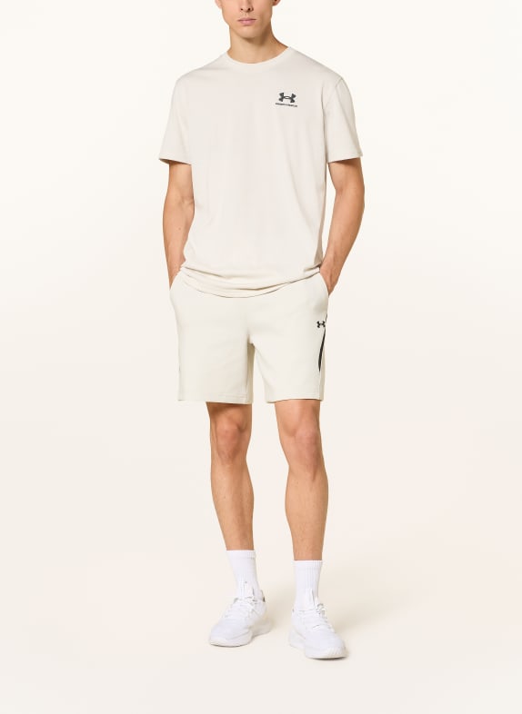 UNDER ARMOUR Sweatshorts UA UNSTOPPABLE CREME
