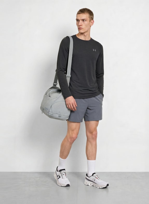 UNDER ARMOUR Trainingsshirt UA WOOL RUN ZWART