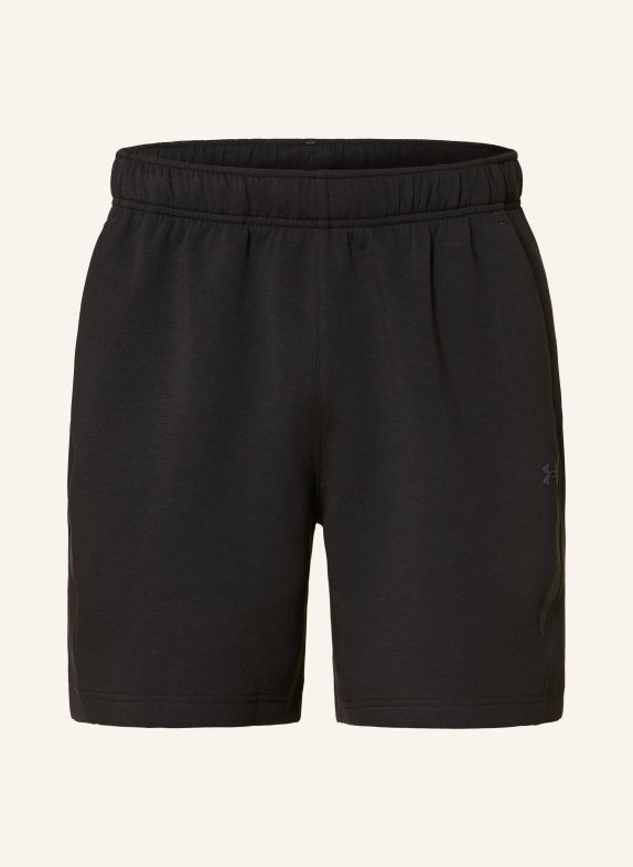 UNDER ARMOUR Short en molleton UA UNSTOPPABLE FLEECE NOIR