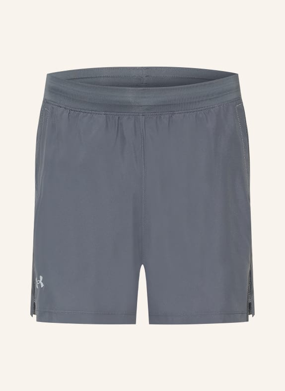 UNDER ARMOUR UA LAUNCH 2-in-1 running shorts GRAY