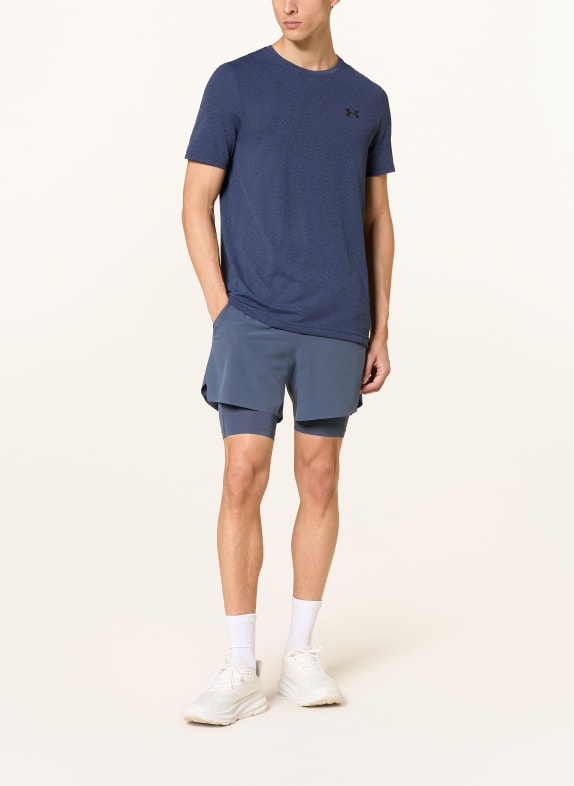 UNDER ARMOUR Trainingsshirt UA VANISH SEAMLESS BLAUW