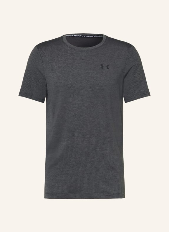 UNDER ARMOUR Funktionsshirt UA VANISH ELITE SEAMLESS DUNKELGRAU / SCHWARZ