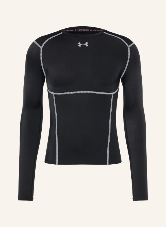 UNDER ARMOUR Funktionsshirt HEATGEAR® ELITE SCHWARZ / WEISS