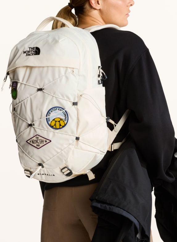 THE NORTH FACE BOREALIS 21-liter Backpack with laptop compartment LIGHT GRAY / BLACK