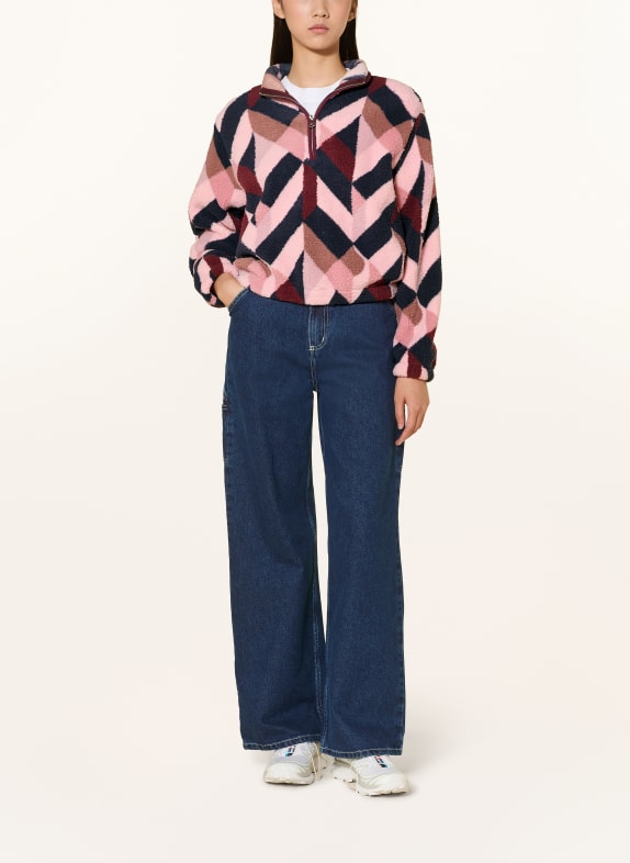 ONLY Teddyfell-Troyer ROSA / DUNKELROT / DUNKELBLAU
