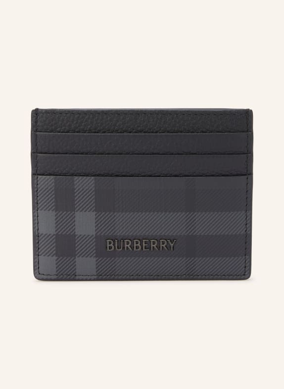 BURBERRY Kartenetui CITY SCHWARZ / DUNKELGRAU