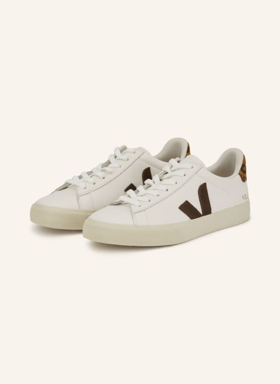 VEJA Sneaker CAMPO WEISS / DUNKELBRAUN