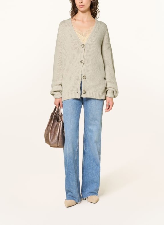 RIANI Vest van alpaca CRÈME