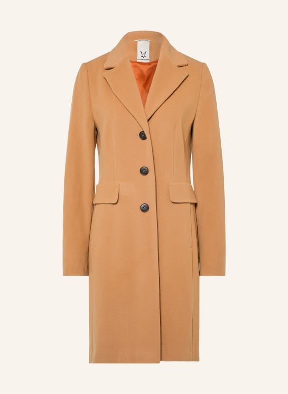 FUCHS SCHMITT Manteau en laine LATINA CHAMEAU