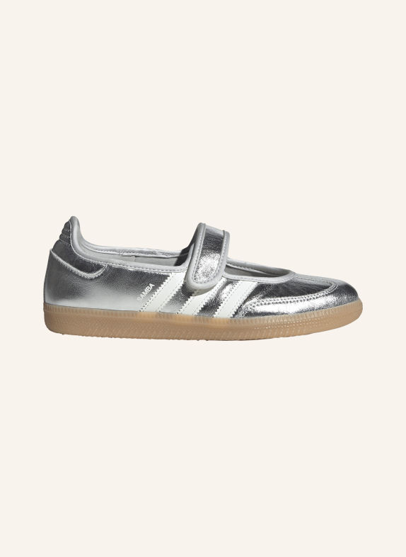 adidas Originals Mary-Jane ballerina's SAMBA JANE ZILVER / WIT