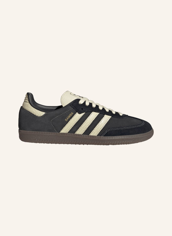 adidas Originals Sneakersy SAMBA OG ČERNÁ / KRÉMOVÁ / TMAVĚ ŠEDÁ
