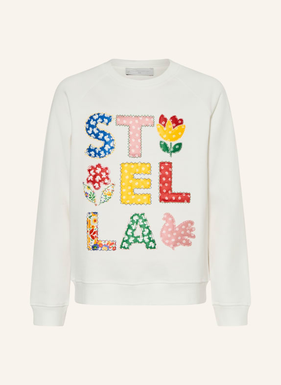 STELLA McCARTNEY KIDS Sweatshirt WHITE / YELLOW / GREEN