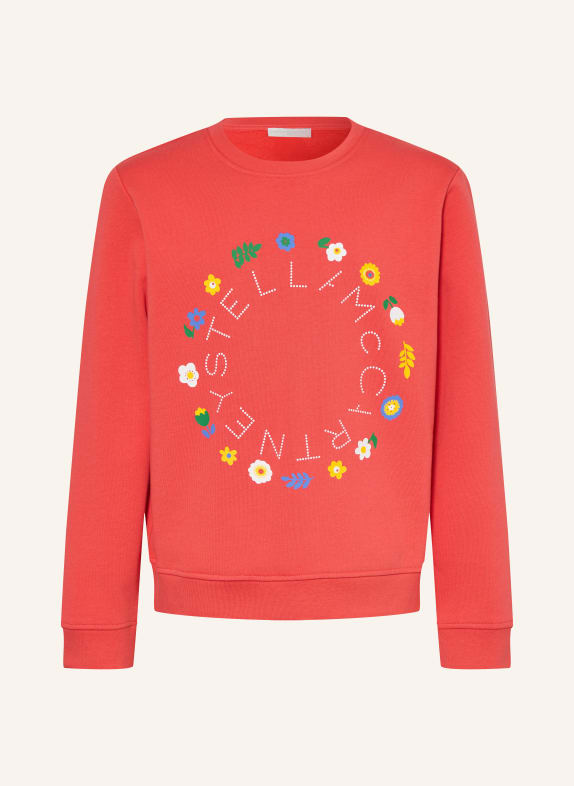 STELLA McCARTNEY KIDS Sweatshirt LIGHT RED / YELLOW / GREEN