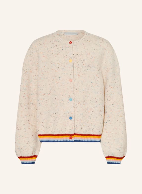 STELLA McCARTNEY KIDS Vest ECRU / DONKERROOD / BLAUW