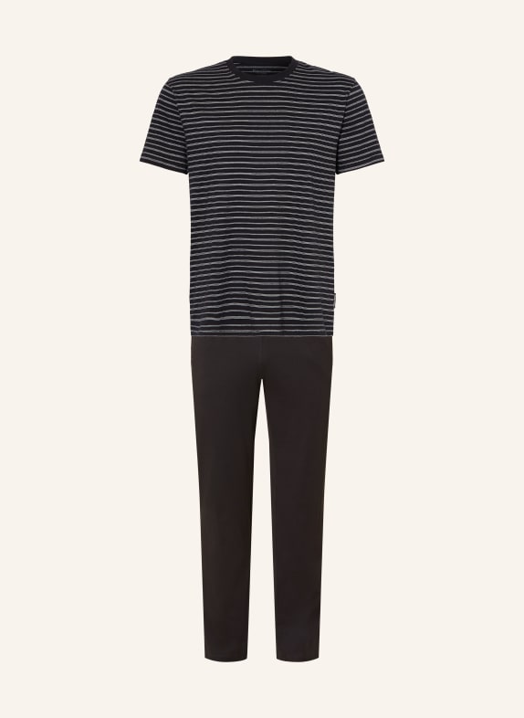 Marc O'Polo Pyjama ZWART / WIT
